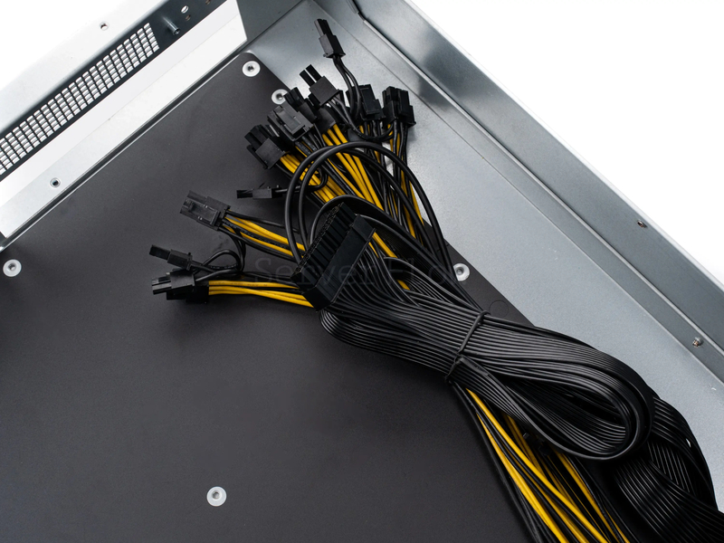 Серверное GPU шасси ALEO 8x GPU 4x 1600W (комп. кабелей 8PIN GPU) 14