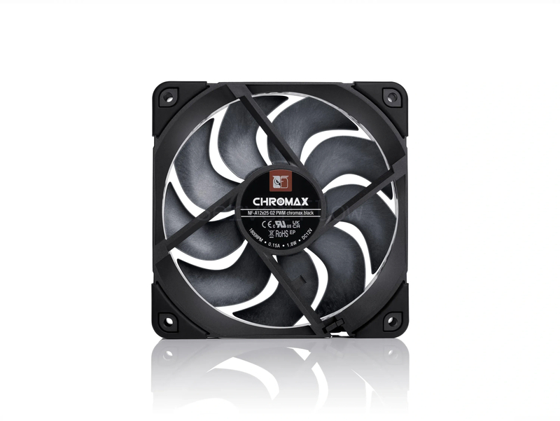 Корпусный вентилятор Noctua NF-A12x25 G2 PWM chromax.black 120mm