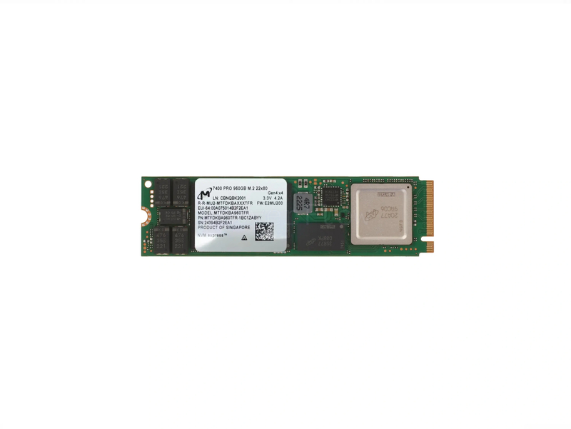 SSD-накопитель Micron 7400 PRO 960GB M2 [MTFDKBA960TDZ]