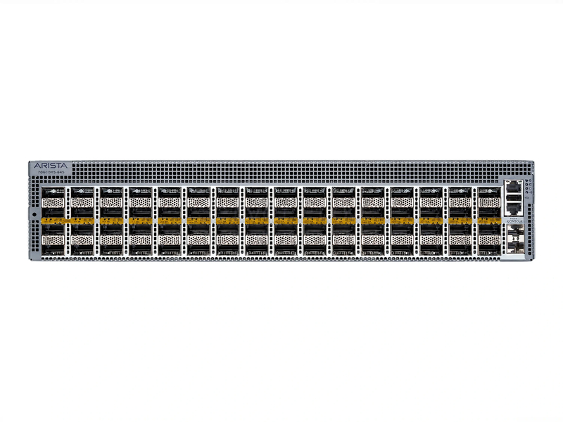 Коммутатор Arista DCS-7060DX5-64S-F (64x QSFP-DD 400 Гбит/с, 2x SFP+ 10 Гбит/с)