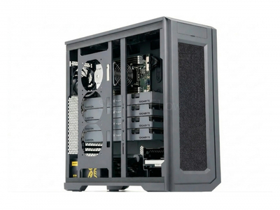 Phanteks Enthoo Pro 2 Server Edition (4× Radeon AI PRO R9700 32GB, 1× Xeon Platinum 8341C, RAM 128GB)