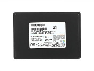 SSD-накопитель Samsung PM893 240GB 2.5" 6Gb/s [MZ7L3240HCHQ-00W07]