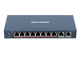 Коммутатор Hikvision DS-3E0310HP-E (8x RJ45 100 Мбит/c PoE, 2x RJ45 1 Гбит/с)