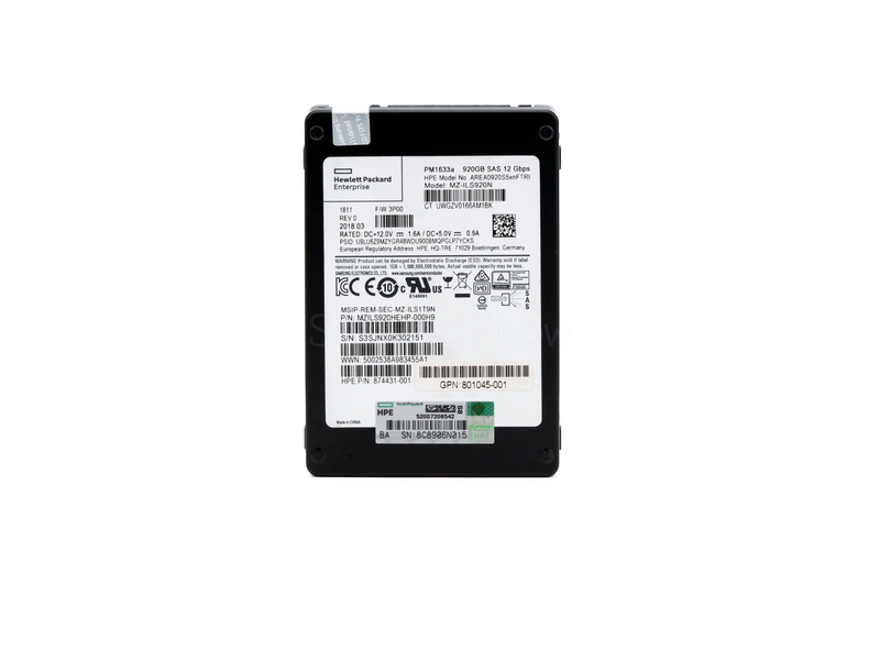 SSD-накопитель Samsung PM1633A 920GB 2.5" SAS 12Gb/s [MZ-ILS920N]