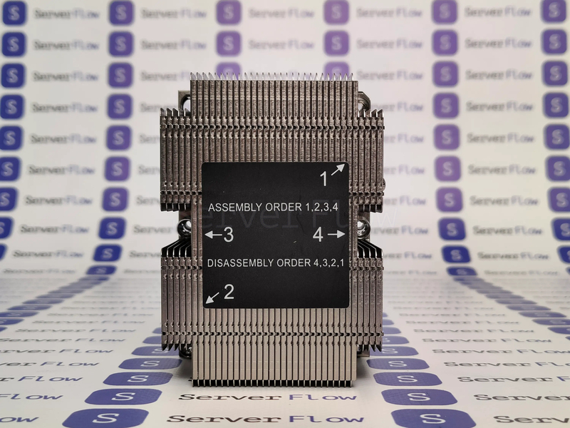 Радиатор SUPERMICRO SNK-P0068PS (2U, Passive, LGA3647 Narrow ILM, 180W) 2