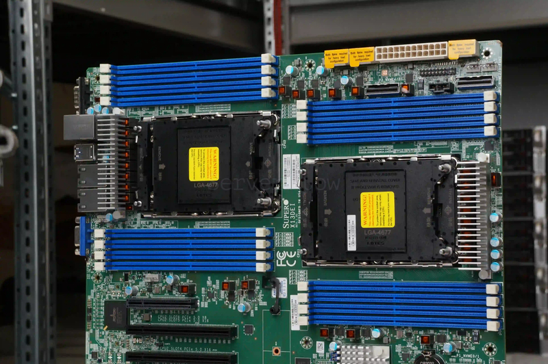 Материнская плата Supermicro X13DEI (E-ATX, 2x LGA4677, 16 DIMM) [MBD-X13DEI] 2