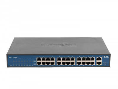 Коммутатор H3C S1026T-24 (24х RJ45 100 Мбит/с PoE, 2х SFP 1 Гбит/с)