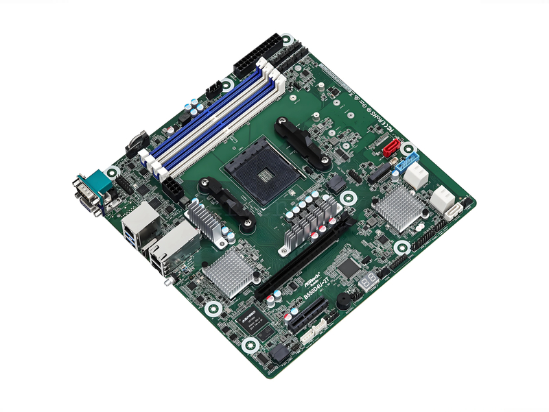 Материнская плата ASRock B550D4U-2T (Micro-ATX, AM4, 4 DIMM) 1