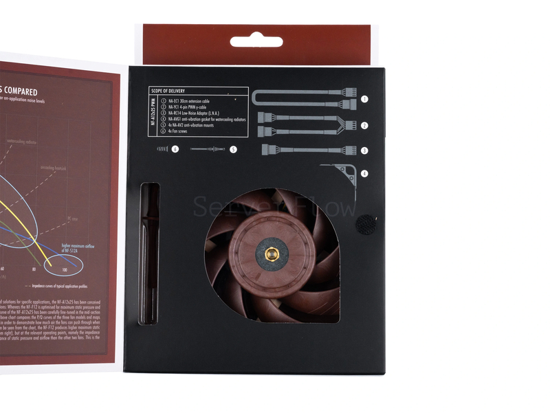 Корпусный вентилятор Noctua NF-A12x25 PWM 120mm 3