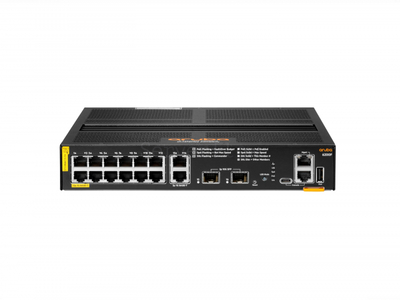 Коммутатор HPE Aruba CX 6200F 12G Class4 PoE 2G/2SFP+ 139W (14x RJ-45 1 Гбит/с, 2x SFP+ 10 Гбит/с) [R8Q72A]