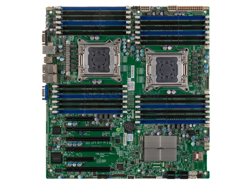 Материнская плата Supermicro X9DRi-LN4F+ (EE-ATX, 2x LGA2011, 24 DIMM) [MBD-X9DRi-LN4F+]