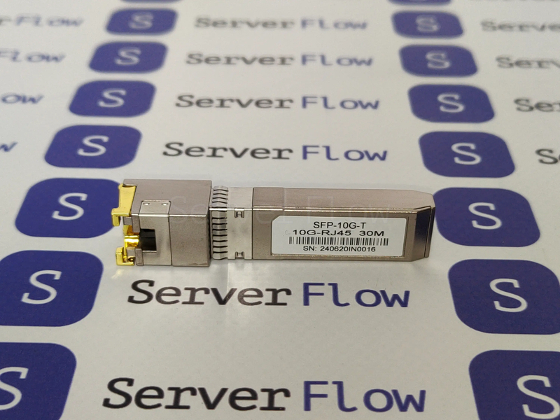 Переходной модуль SFP+ to RJ45 (10GBase-T, 30m) [SFP-10G-T] 1