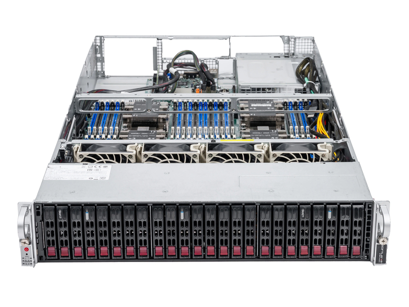 Серверная платформа Supermicro SYS-2049U-TR4 2U 24SFF (4x U.2, 2x 1600W, 4x LGA3647) 6
