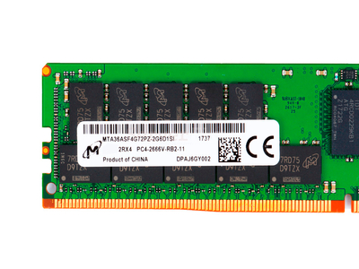 Оперативная память 16GB DDR4 ECC REG Micron 2666Mhz 2Rx4 [MTA36ASF2G72PZ-2G6 / 880154-681] (HPE Сертификат)
