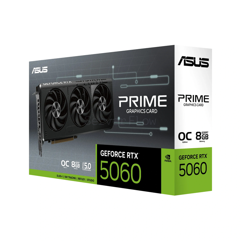 Видеокарта ASUS PRIME NVIDIA RTX 5060 8GB GDDR7 [PRIME-RTX5060-O8G] 8