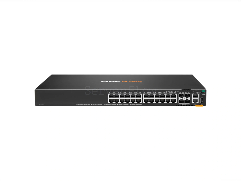 Коммутатор HPE Aruba CX 6200F 24G 4SFP+ (24x RJ-45 1 Гбит/с, 4x SFP+ 10 Гбит/с) [JL724B]