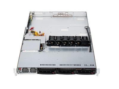 Серверный корпус Supermicro CSE-818 (1U, 3LFF, 1x БП 1400W) [818G-1400B]