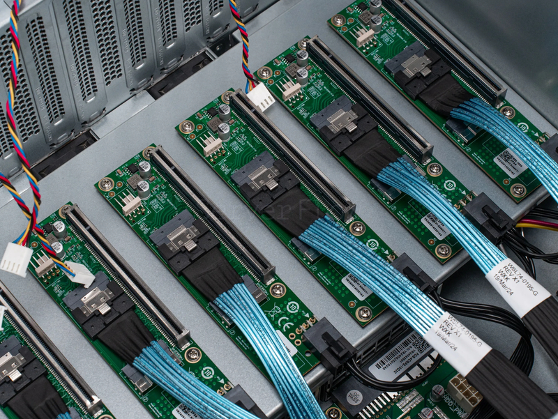 Серверное GPU шасси ALEO 8x GPU 4x 1600W (комп. кабелей 8PIN GPU) 9