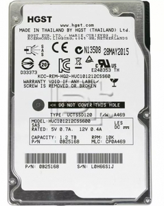 Жесткий диск HGST (IBM) 1.2TB 2.5" SAS 6Gb/s [HUC101212CSS600]