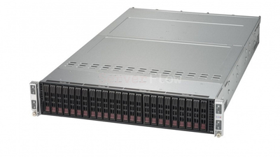 Блейд платформа Supermicro SuperServer 2028TP-HTR-SIOM 2U 24SFF (2x 2000W, 8x LGA2011-3)