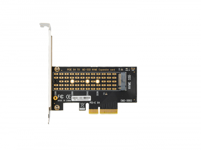 Переходник PCIe 4.0 x4, 1x M.2 (Low profile, NGFF 2280)