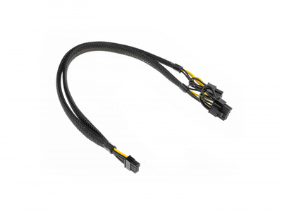 Кабель питания 2x 8Pin PCI-E HPE DL380G10 (mini8P to 2x 8PIN GPU) 0.4m