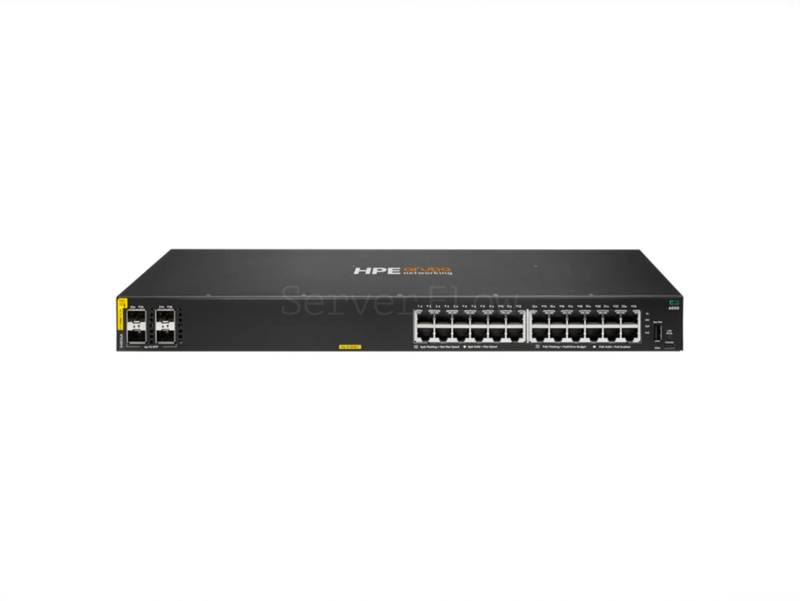 Коммутатор HPE Aruba CX 6000 24G Class4 PoE 4SFP 370W TAA (24x RJ-45 1 Гбит/с, 4x SFP 1 Гбит/с) [S4R26A]