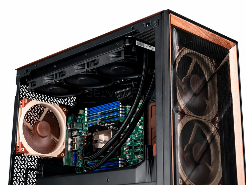 Antec Flux Pro Noctua Edition (1x A100 80GB, 1x EPYC 9374F, RAM 128GB) 3