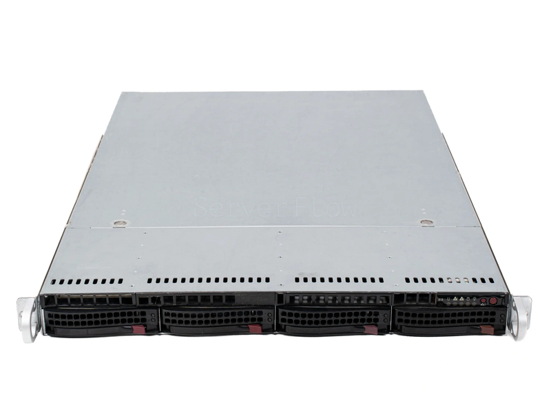 Серверный корпус Supermicro CSE-815 (1U, 4LFF, 1x БП 600W) [SC815TQ-600WB]