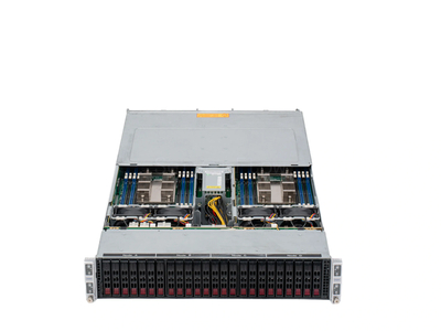 Блейд платформа Supermicro SuperServer 2028TP-HTR-SIOM 2U 24SFF (2x 2000W, 8x LGA2011-3)
