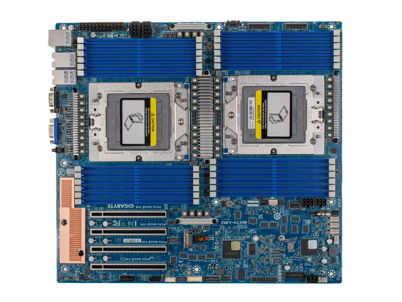 Материнская плата GIGABYTE MZ73-LM2 Rev 3.1 (E-ATX, 2x SP5, 24 DIMM) [9MZ73LM2MR-000-3]