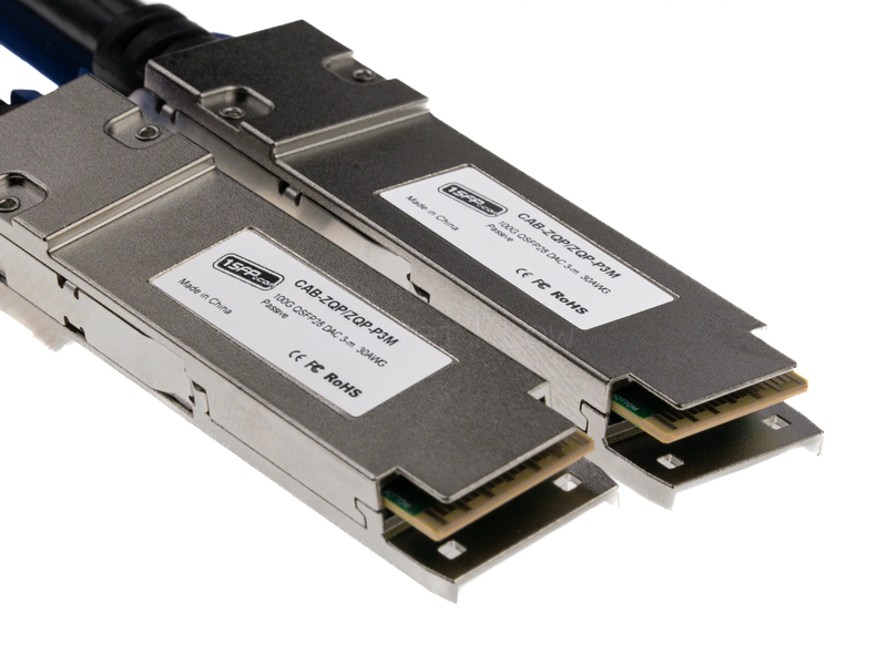 DAC кабель 10Gtek QSFP28 3м [CAB-ZQP/ZQP-P3M] 1
