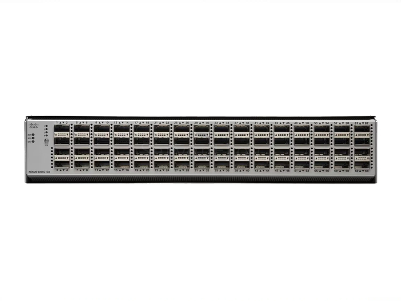 Коммутатор Cisco Nexus N9K-C9364C-GX (64x QSFP28 100 Гбит/с) - PI