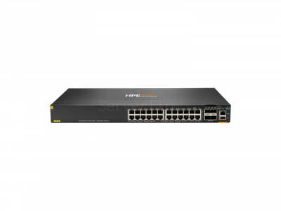 Коммутатор HPE Aruba CX 6300F 24G Class4 PoE 4SFP56 TAA (24x RJ-45 1 Гбит/с, 4x SFP56 50 Гбит/с) [S0G96A]
