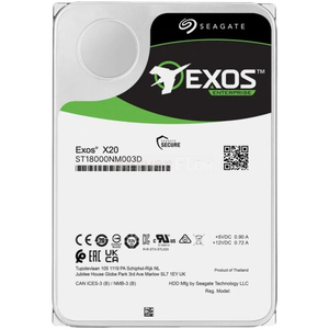 Жесткий диск Seagate Exos X20 18TB 3.5" SATA 6Gb/s [ST18000NM003D]