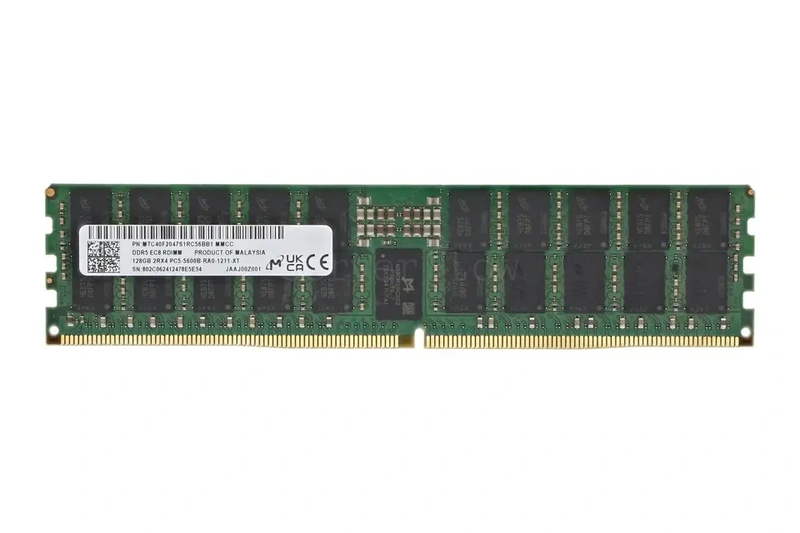 Оперативная память 128GB DDR5 ECC REG Micron 5600Mhz 2Rx4 [MTC40F2047S1RC56BB1]