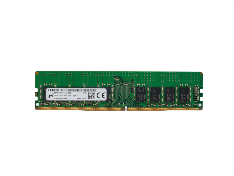 Оперативная память 16GB DDR4 ECC UDIMM Micron 3200Mhz 1Rx8 [MTA9ASF2G72AZ-3G2F1ZI]