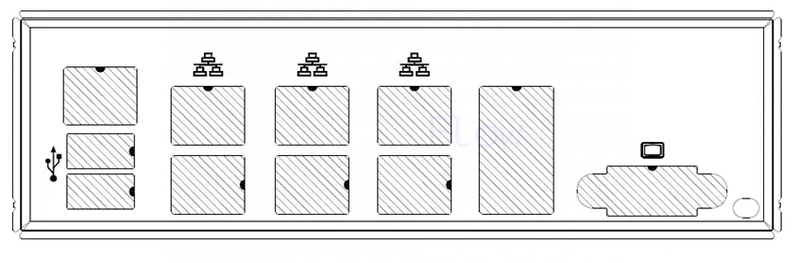 Заглушка Supermicro для 2U шасси [MCP-260-00098-0N] 2