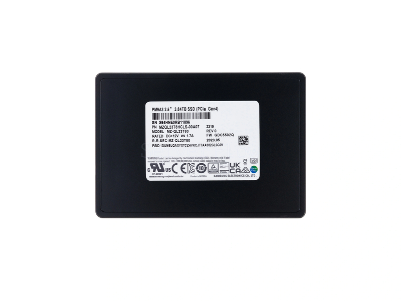 SSD-накопитель Samsung PM9A3 3.84TB 2.5" U.2 [MZQL23T8HCLS-00A07]
