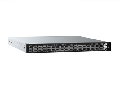 Коммутатор Dell PowerSwitch Z9432F-ON PS/IO Airflow (32x QSFP56-DD 400 Гбит/с, 2x SFP+ 10 Гбит/с)