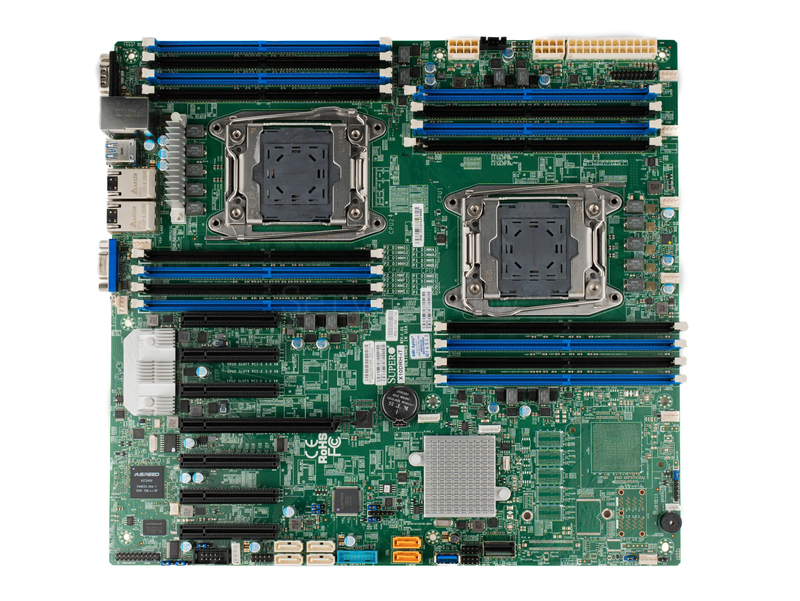Материнская плата Supermicro X10DRH-iT (E-ATX, 2х LGA2011, 16 DIMM) [MBD-X10DRH-iT]