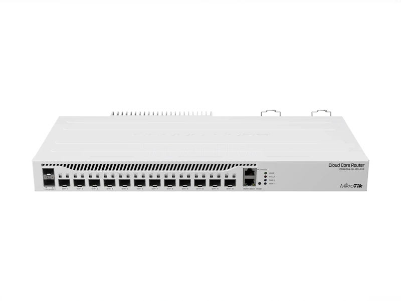 Коммутатор MikroTik CCR2004-1G-12S+2XS (12x SFP+ 10 Гбит/с, 2x SFP28 25 Гбит/с)