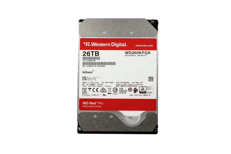 Жесткий диск WD Red Pro 26TB 3.5" SATA 6GB/s [WD260KFGX]