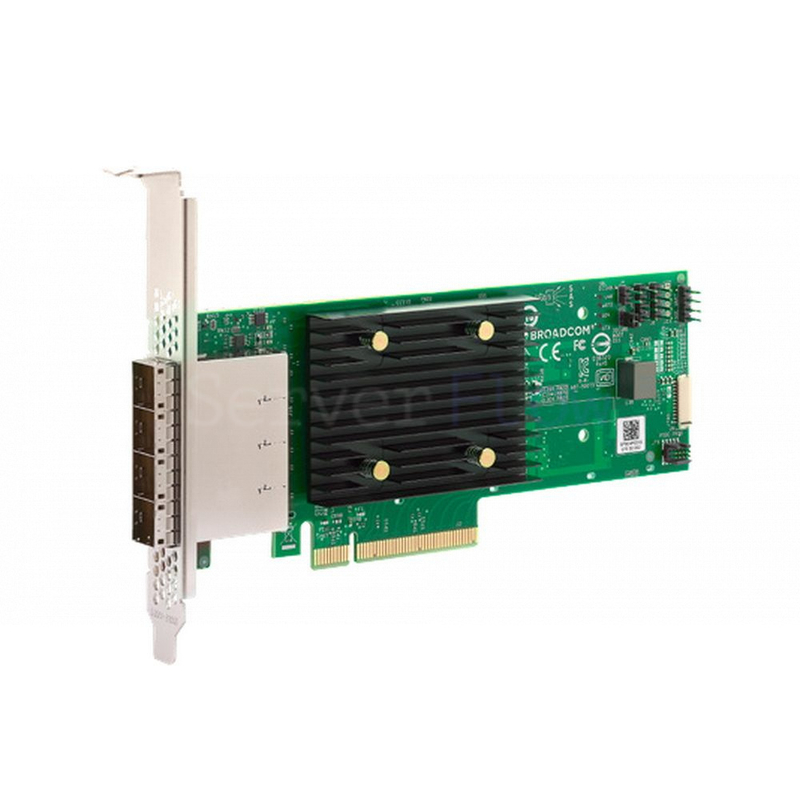HBA адаптер Broadcom 9500-16e (NVMe/SAS/SATA 12GB/s, no cache)