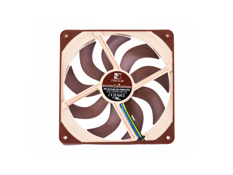 Комплект вентиляторов Noctua NF-A14x25 G2 PWM Sx2-PP 140mm