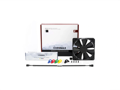 Корпусный вентилятор Noctua NF-F12 PWM chromax.black.swap 120mm