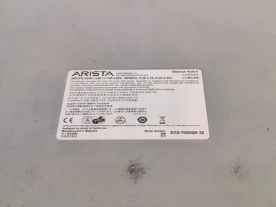 Коммутатор Arista DCS-7050QX-32 (32x QSFP+ 40 Гбит/с)