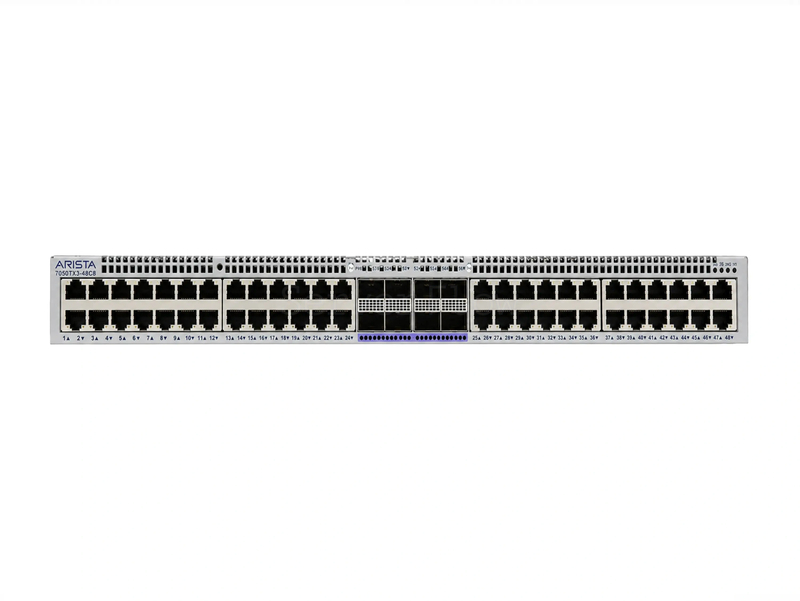 Коммутатор Arista DCS-7050TX3-48C8-R (48x RJ45 10 Гбит/с, 8x QSFP28 100 Гбит/с)