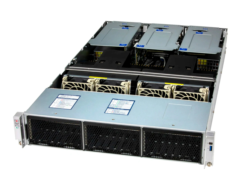 Supermicro SYS-222C-TN (2× RTX PRO 6000 BSE 96GB, 2× Xeon 6745P, RAM 768GB)