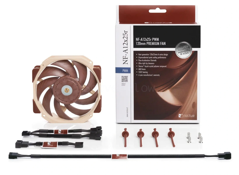 Вентилятор Noctua NF-A12x25r PWM 120mm 4